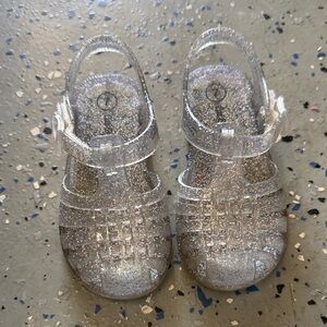 Kids Clear Glitter Jelly Sandals - cat and jack